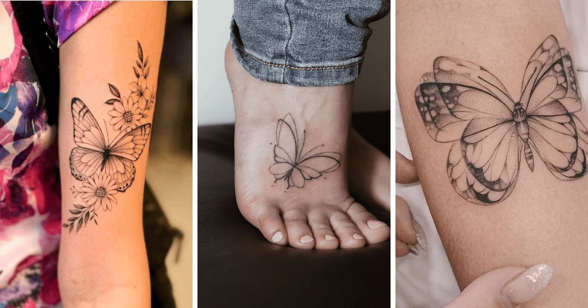 31 Tatuagens Fantásticas de Borboletas