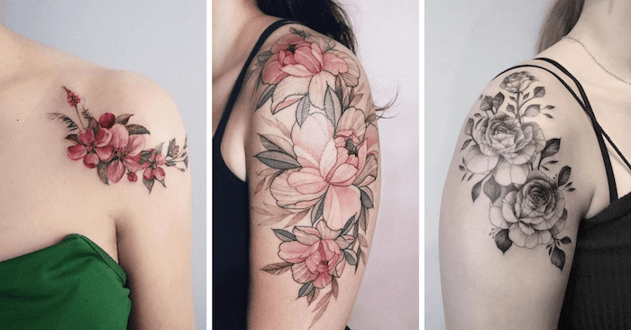 Tatuagens ombro feminino