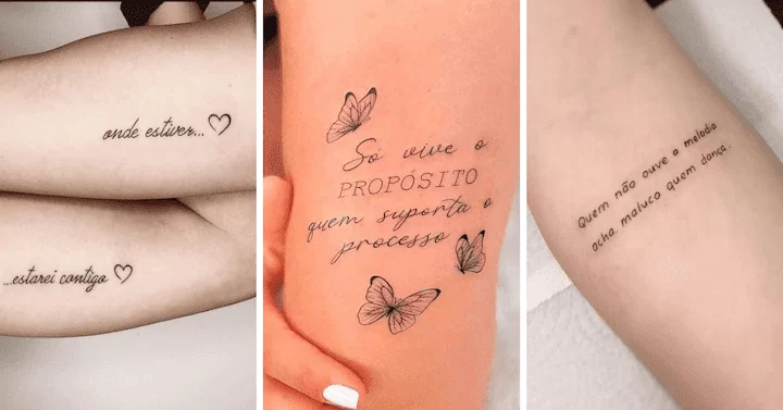 31 das mais belas tatuagens de frases