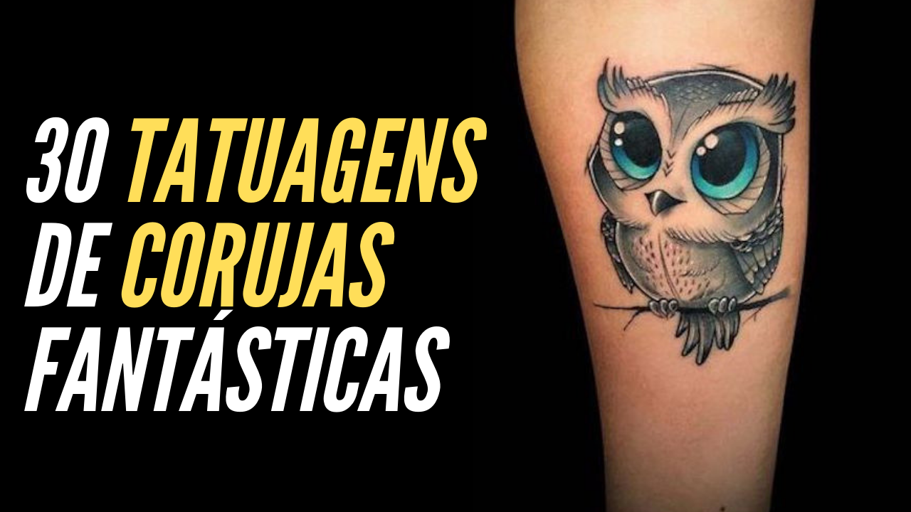 32 Tatuagens de Corujas