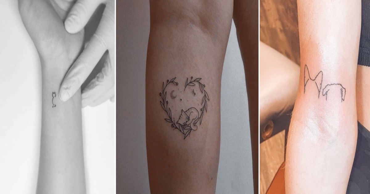 tatuagens carinhosas para homenagear o pet