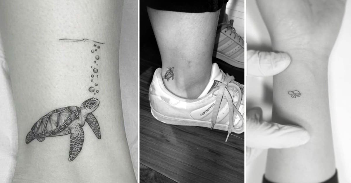 Tatuagens Femininas de Tartarugas