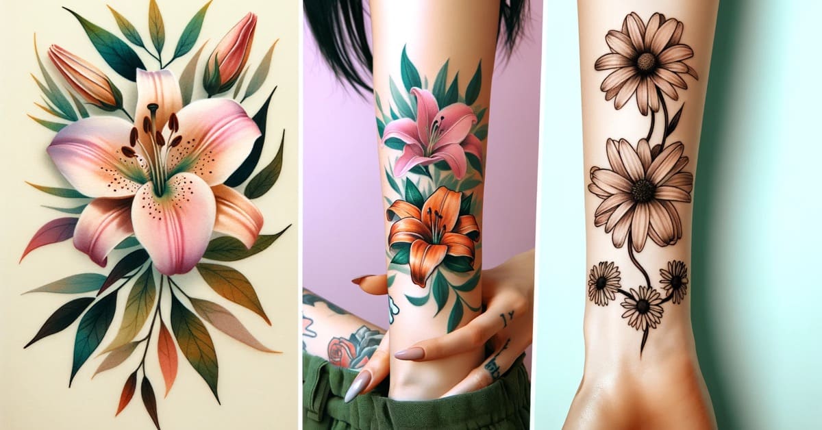 Tatuagens Florais