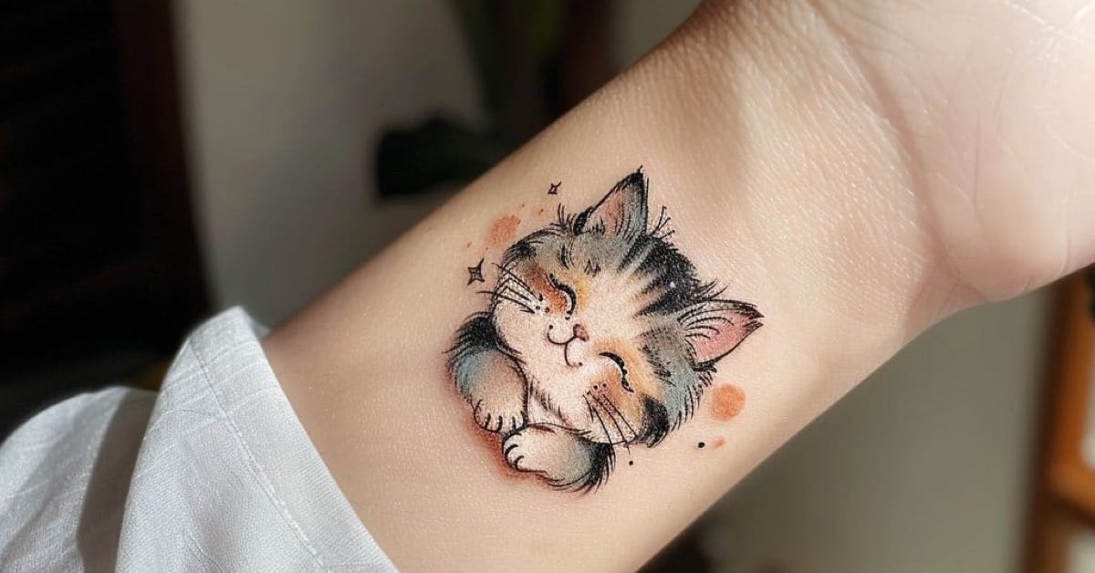 Elegância Felina: Inspirando-se em Tatuagens Femininas de Gatos